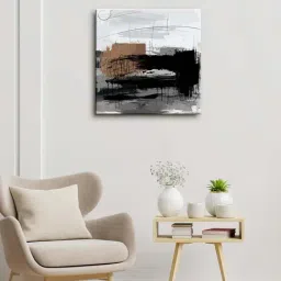 999store Black & White Abstract Wall Painting-picture-39