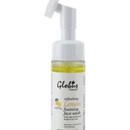 Globus Naturals Refreshing Lemon Fairness Foaming Face Wash with Silicon Face Massage Brush - 150 ml-21