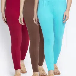 Gracit Multicolor Regular Fit Leggings-picture-13