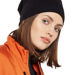 Vimal Jonney Black Solid Beanie-35
