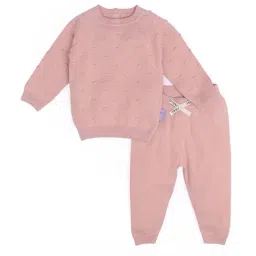 MiArcus Kids Peach Cotton Pullover Set-22