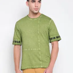 Belliskey Olive Printed T-Shirt-image-48