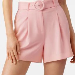Forever New Candy Pink Slim Fit Shorts-image-32