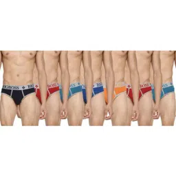 Dollar Bigboss Multicolored Cotton Regular Fit Briefs (Pack of 7)-picture-42