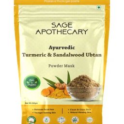Sage Apothecary Ayurvedic Turmeric & Sandalwood Ubtan Powder Mask - 100 gm-image-44