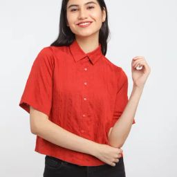 Zink London Red Regular Fit Shirt-picture-32