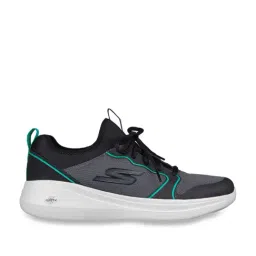 Skechers Men's GO RUN FAST - VALIANCE Black Green Running Shoes-image-35