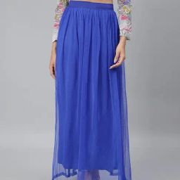Cation Blue Maxi Skirt-image-60