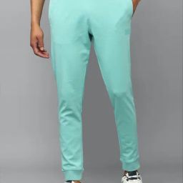 Tribe by Allen Solly Blue Cotton Regular Fit Joggers-image-11
