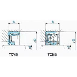 NOK φ135x165 mm TCN Type Nitrile Rubber Pressure Resistant Seal, TCN 135 165 14-image-92
