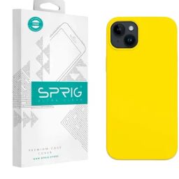 Sprig Liquid Silicone Back Cover for APPLE iPhone 14 Plus (Yellow)-image-80