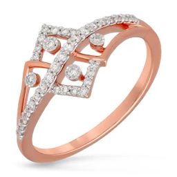 Malabar Gold and Diamonds 18k IGI Certified Diamond Rose Gold Ring for Women-picture-14