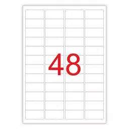 DAILY SO KI 48 A4 White Self Adhesive Sticker 40 Sheets & 1920 Label for Laser & Inkjet Printers-39