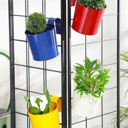 green girgit Set Of 4 Planters-5