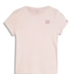 Tommy Hilfiger Kids Delicate Pink Regular Fit T-Shirt-picture-32