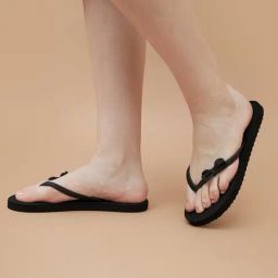 Ginger by Lifestyle Women's Black Flip Flops-picture-21