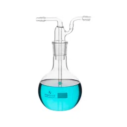 Supertek 2000 ml Clear Borosilicate Glass 3.3 Washing Bottle Kit, 12.164.2000-6