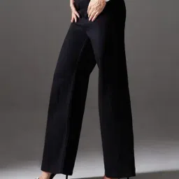 Miss Chase Black Denim Solid Jeans-picture-25