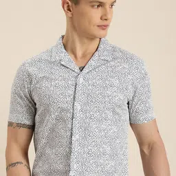Moda Rapido Men Classic Slim Fit Opaque Printed Casual Shirt-picture-26