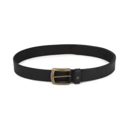 Van Heusen Black Leather Textured Formal Belt for Men-image-26