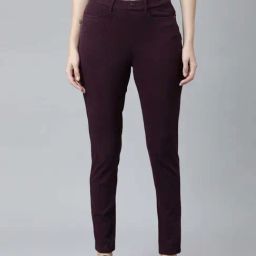 Go Colors! Purple Mid Rise Jeggings-image-6
