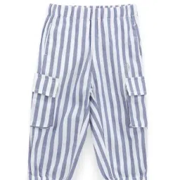 U.S. Polo Assn. Kids Blue & White Striped Trousers-picture-26