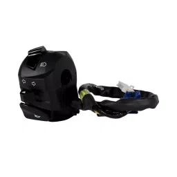 Uno Minda Handle Bar Switch - Left Side - Self Start for TVS Phoenix 125 Disc/Drum/Centra/Victor N/M 2016 (SW-0581B-M01)-0
