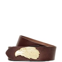 Art N Vintage Dark Brown Leather Waist Belt For Men-image-48