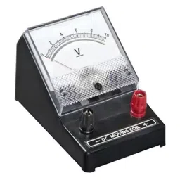 NS 0-50 V Table Top Voltmeter in Clear and Black Color Plastic image 1