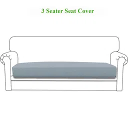 HOKIPO Grey Jacquard Sofa Cover-image-46