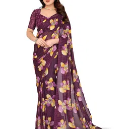 Moda Rapido Floral Print Saree with Stylish Thread Embellishment-picture-48