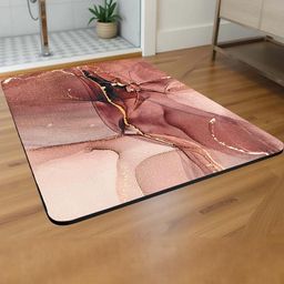 IVAZA Pink 2050 GSM Silicone Bath Rugs-image-23