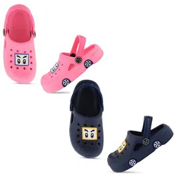 Smartots Kids Set Of 2 Printed Rubber Clogs image 1