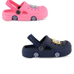 Smartots Kids Set Of 2 Printed Rubber Clogs image 5