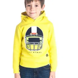 Cherry Crumble By Nitt Hyman Kids Yellow Applique Hoodie-image-29