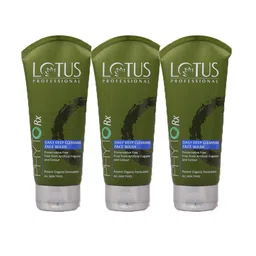 Lotus Professional Set Of 3 PhytoRx Daily Deep Cleansing Face Wash - 80 g Each image 1