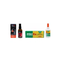 POLYFIX 50 g Glue & 50 ml Spray Accelerator Spray & HV Glue Kit Liquid, PF00058 (Set of 2)-image-11