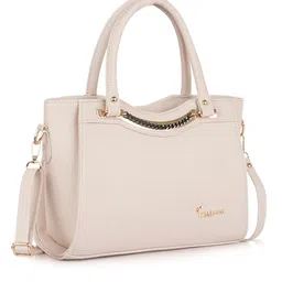 LADY QUINTON Women PU Structured Handheld Bag-12