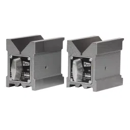 Crystal 76.2 mm (3 Inch) Hardened and Ground Magnetic V Block Set of 2 Pcs 1802HP-1