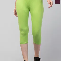 UllasPemium Women Pack Of 2 Skinny Fit Capris-picture-31