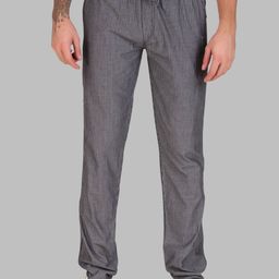 MOUNTAIN COLOURS Men Checked Cotton Mid Rise Track Pant-image-78