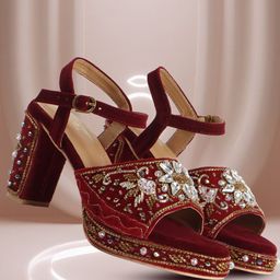 VENDOZ Women Party Block Pumps-image-38