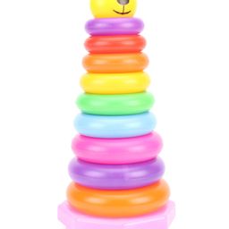 Ratnas Jumbo Stacking Toy With Rings - 9 Pieces (Colour And Print May Vary)-93