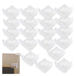 Bembika Baby Safety Corner Protector Edge & Corner Guards L-Shaped L Square 20 Pieces - White-image-6