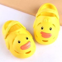 Oh! Pair  Clogs with Backstrap Duck Applique - Yellow-picture-7