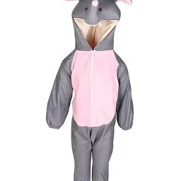 RAJ FANCY DRESSES Full Sleeves Elephant Animal Theme Costume Dress- Grey & Pink-picture-26