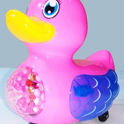 Sanjary battery operator Little Duck with Flashing Lights and Music Toy for Kids -Color May Vary image 2