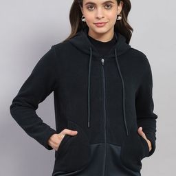 rock.it Women Colourblocked Hooded Sweatshirt-image-20