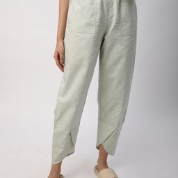 Mystere Paris Women Mid-Rise Cotton Lounge Pants-image-19