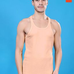 Friskers Pack Of 2 Pure Cotton Round Neck Gym Vests 290525CA-08-32-image-84